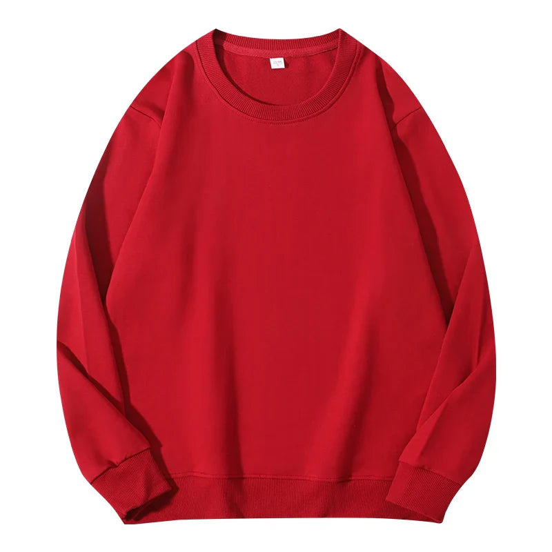 Light brown women's autumn cotton O-neck sweatshirt with a loose fit, hooded casual pullover, solid color, LadyShow.Store.
