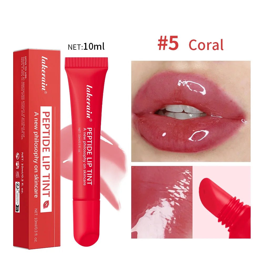 Lakerain Lip Moisturizing Glaze Balm 2 IN 1 Lip Gloss Lasting Moisturizer Makeup Mirror Mild Repair Skin Cream Glazing Lipgloss - BACKUPMYFILESNOW.COM®