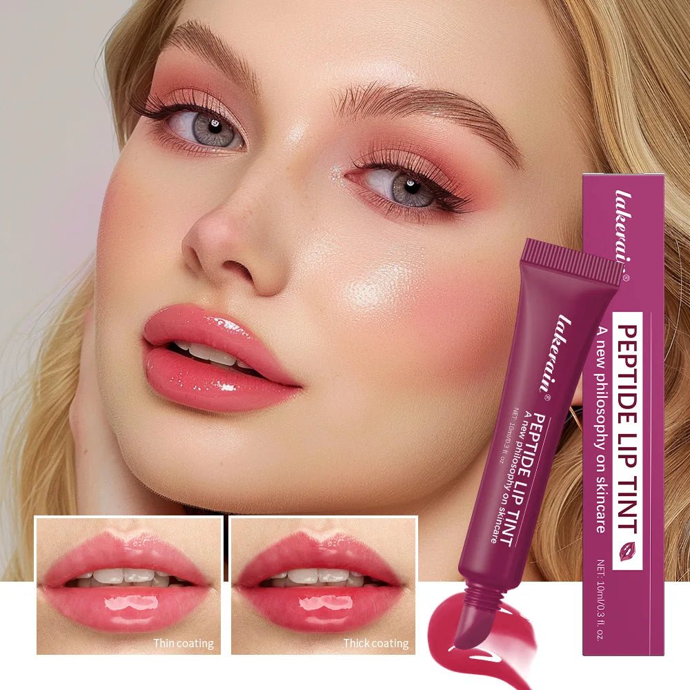 Lakerain Lip Moisturizing Glaze Balm 2 IN 1 Lip Gloss Lasting Moisturizer Makeup Mirror Mild Repair Skin Cream Glazing Lipgloss - BACKUPMYFILESNOW.COM®