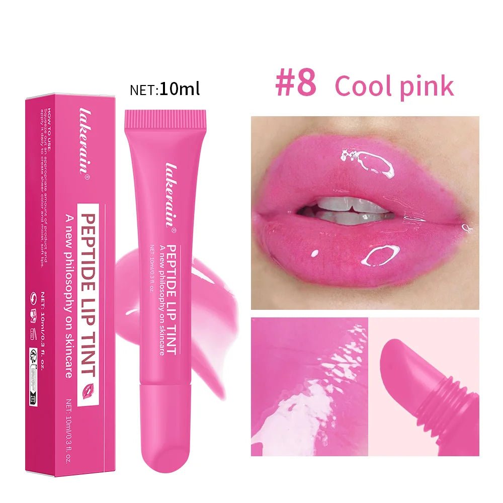 Lakerain Lip Moisturizing Glaze Balm 2 IN 1 Lip Gloss Lasting Moisturizer Makeup Mirror Mild Repair Skin Cream Glazing Lipgloss - BACKUPMYFILESNOW.COM®