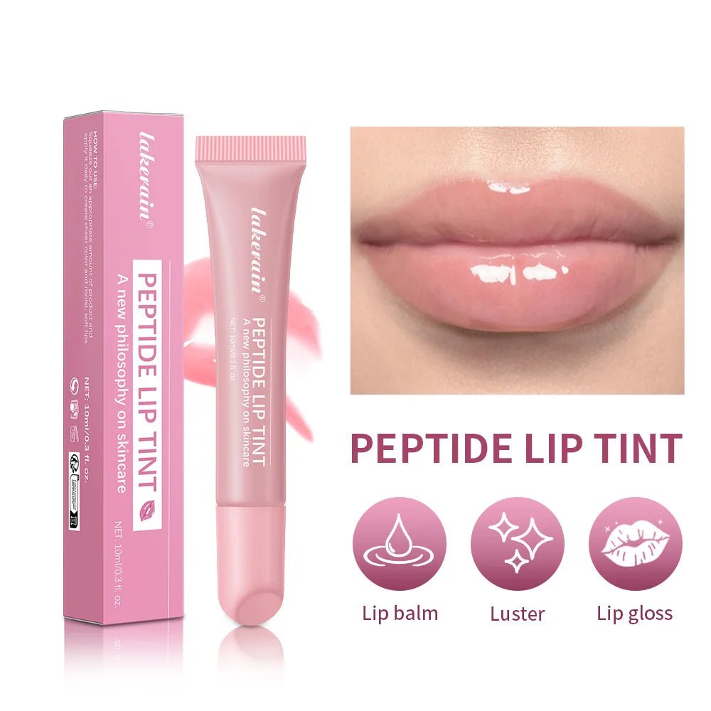 Lakerain Lip Moisturizing Glaze Balm 2 IN 1 Lip Gloss Lasting Moisturizer Makeup Mirror Mild Repair Skin Cream Glazing Lipgloss - BACKUPMYFILESNOW.COM®