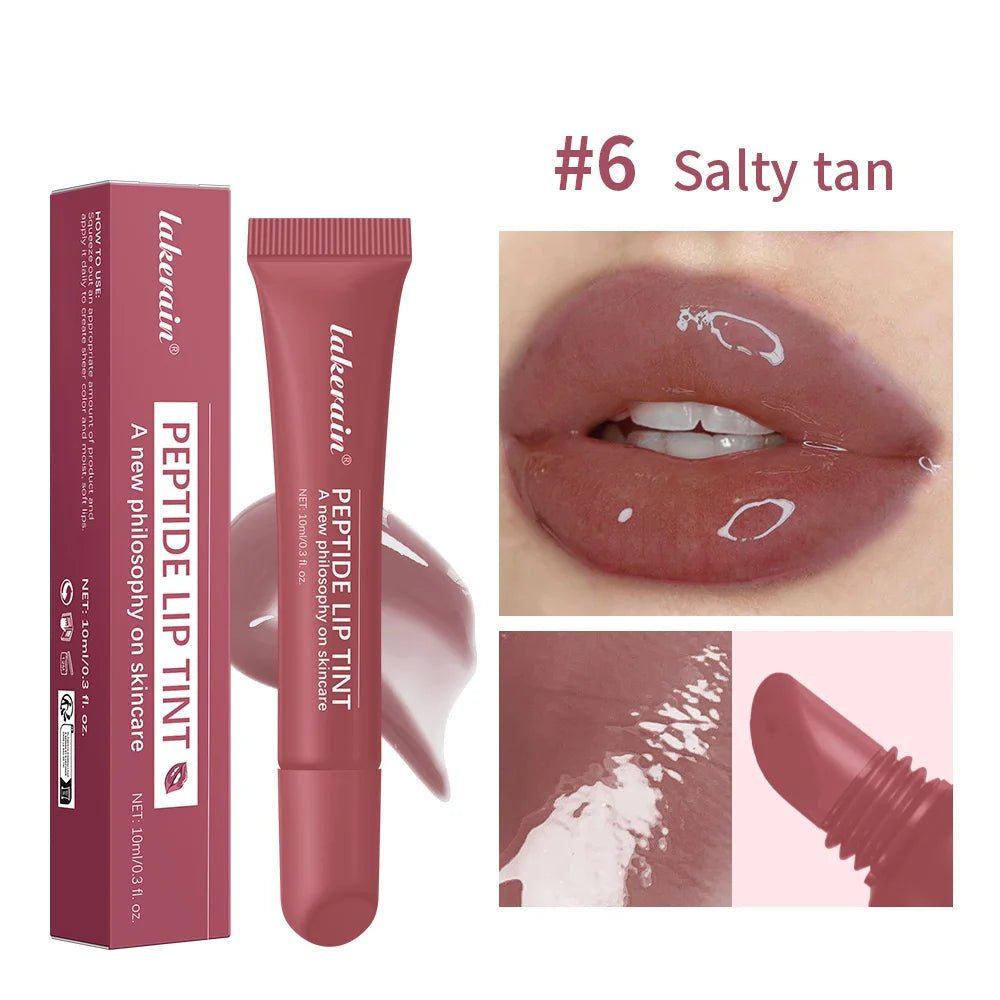 Lakerain Lip Moisturizing Glaze Balm 2 IN 1 Lip Gloss Lasting Moisturizer Makeup Mirror Mild Repair Skin Cream Glazing Lipgloss - BACKUPMYFILESNOW.COM®