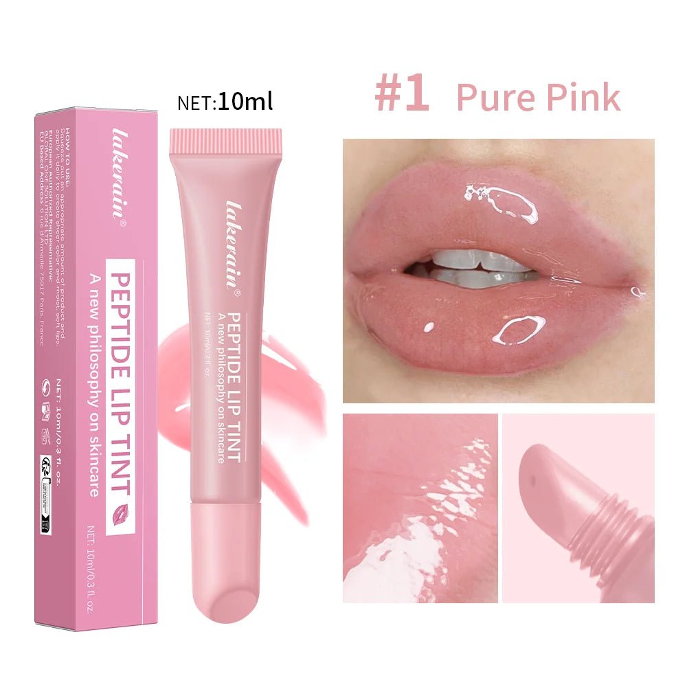 Lakerain Lip Moisturizing Glaze Balm 2 IN 1 Lip Gloss Lasting Moisturizer Makeup Mirror Mild Repair Skin Cream Glazing Lipgloss - BACKUPMYFILESNOW.COM®