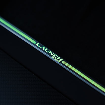 Laser-carved ambient light for Tesla Model Y Juniper wireless charging port by Tesery, enhancing interior ambiance with stylish illumination.