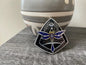 NASA Crew-4 USCV-4 mission patch enamel pin featuring detailed hard enamel design and vibrant colors, ideal for space enthusiasts.