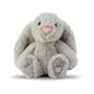 Lavender Life Company Xander Bunny weighted plush in lavender with mocha accents, calming stuffed bunny for relaxation and comfort.