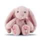 Lavender Life Company Xander Bunny weighted plush in mocha with lavender accents, calming stuffed bunny for relaxation and comfort.