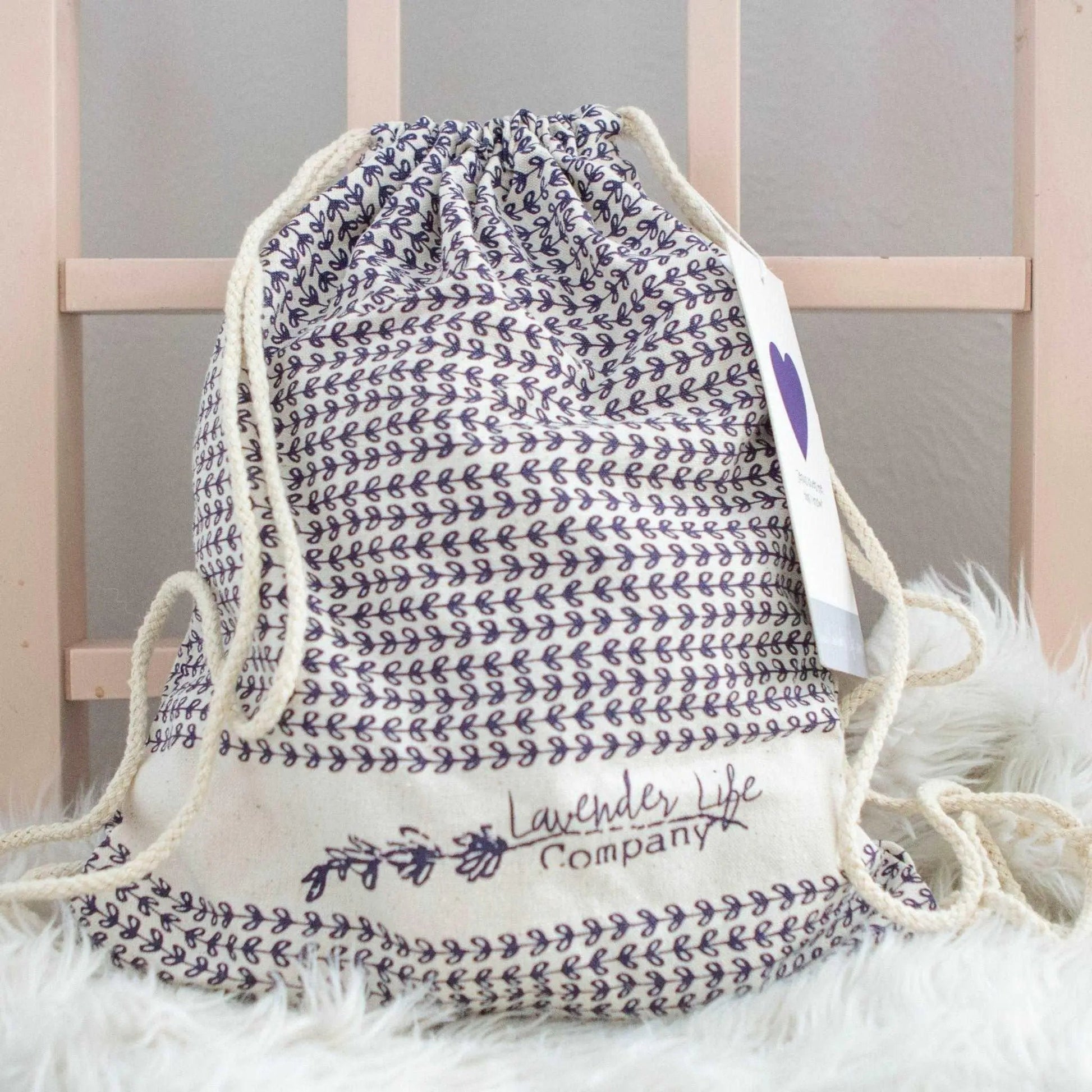 Lavender Life Company Xander Bunny lavender stuffed weighted plush with soft mocha fur and calming lavender scent.