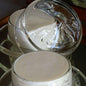 Martin de Candre Le Beurrier limited edition shaving soap in La Rochere 60g jar, creamy texture and elegant packaging.