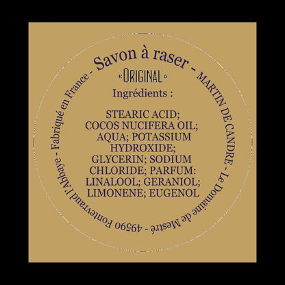 Martin de Candre Le Beurrier Limited Edition La Rochere shaving soap in a 60g container, featuring classic design and rich lather.