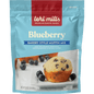 Lehi Mills Blueberry Muffin Mix in 18oz box, baking mix with blueberries for homemade muffins