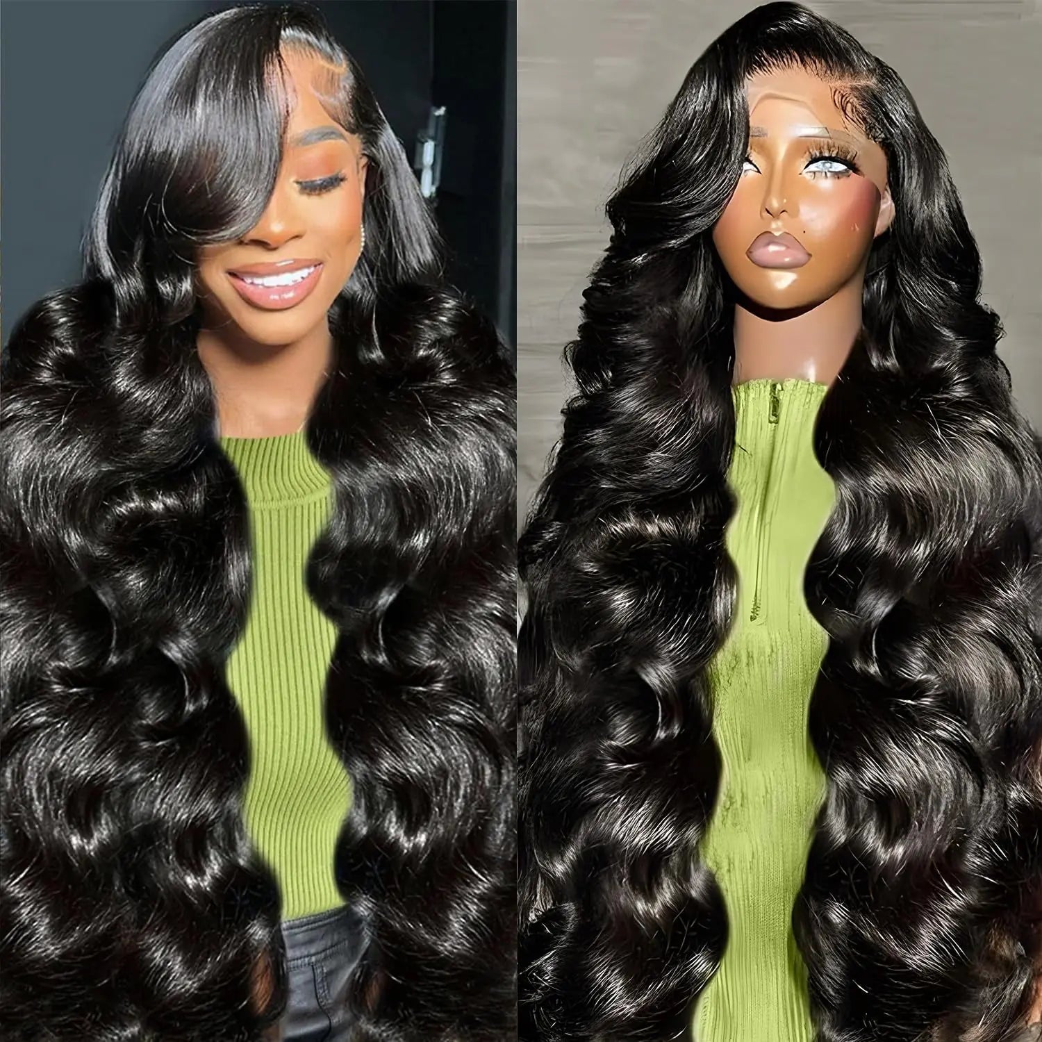 Levergreen Body Wave Lace Front Wigs Human Hair Pre Plucked Glueless 4x4 Lace Closure Wigs Human Hair Wigs For Black Women Human Hair Wig Body Wave Frontal Wigs Human Hair (Closure Wig 32 Inch) - BACKUPMYFILESNOW