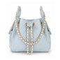 Small Bayshore Bucket from BEACH HAUS in light wash denim with a casual, relaxed style.