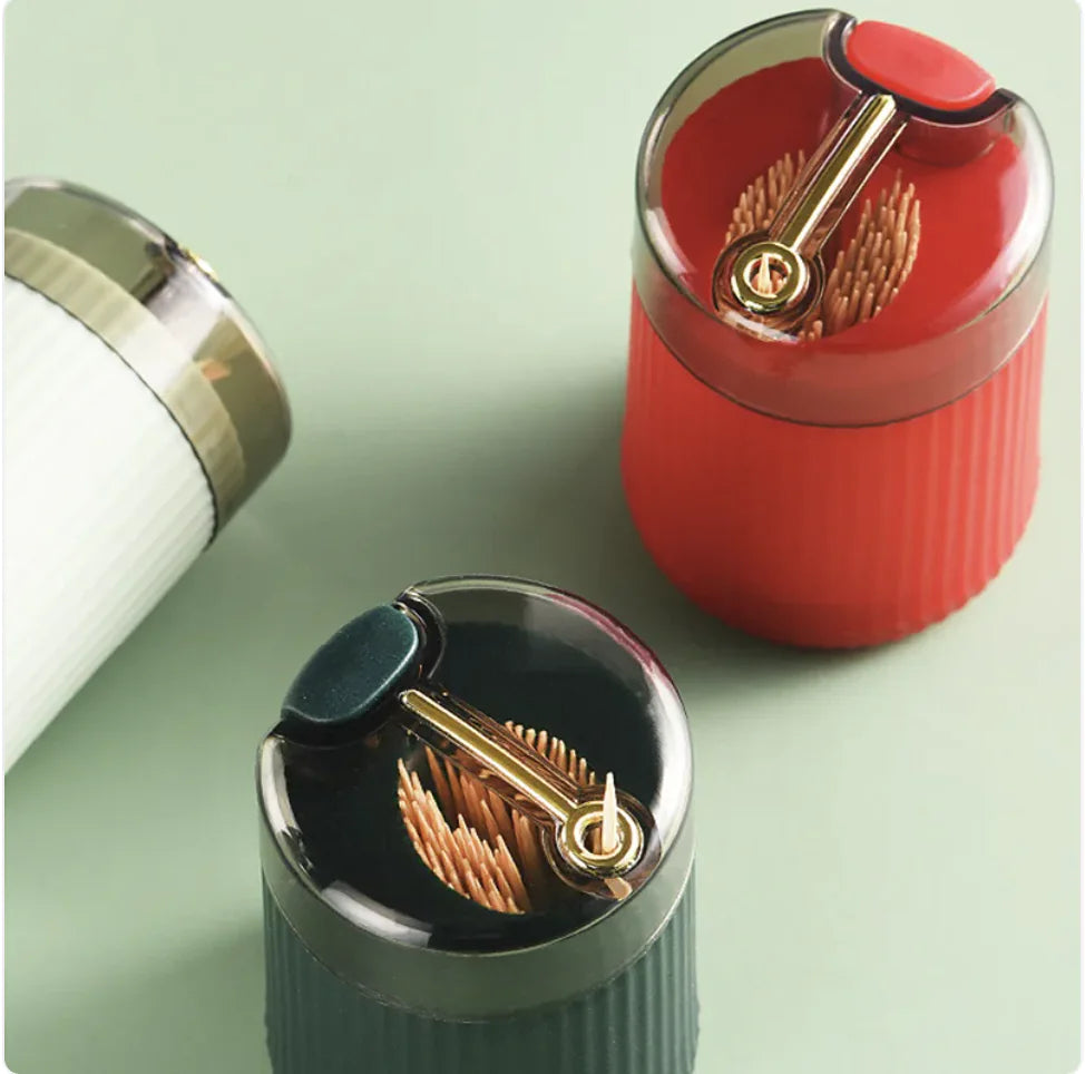 Press-Type Pop-Up Toothpick Dispenser