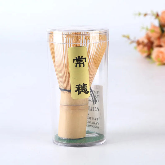Japanese Bamboo Matcha Whisk, 64 Prongs