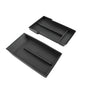 Tesla Model Y lower center console storage organizer by Tesery, designed for Juniper and 2026+ models, keeps essentials neat.
