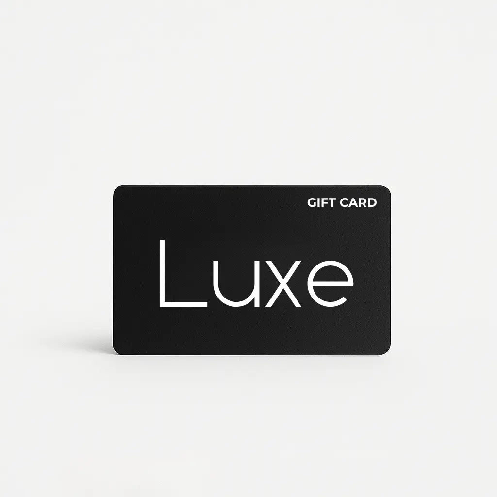 Luxe Cosmetics US $10 gift card featuring a sleek design, perfect for gifting or treating yourself to beauty products.