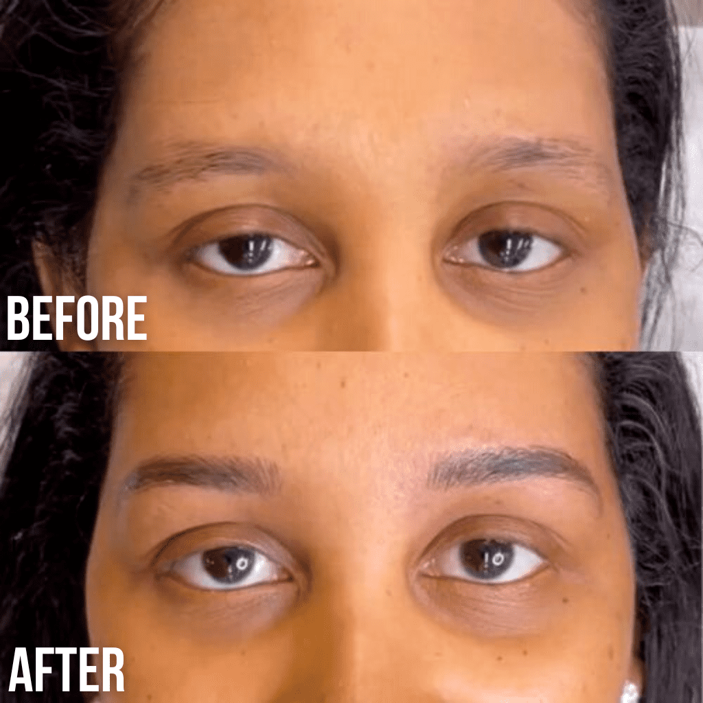 Luxe Eyebrow Growth Serum by Luxe Cosmetics US in a sleek bottle, designed to enhance and nourish eyebrow hair growth.
