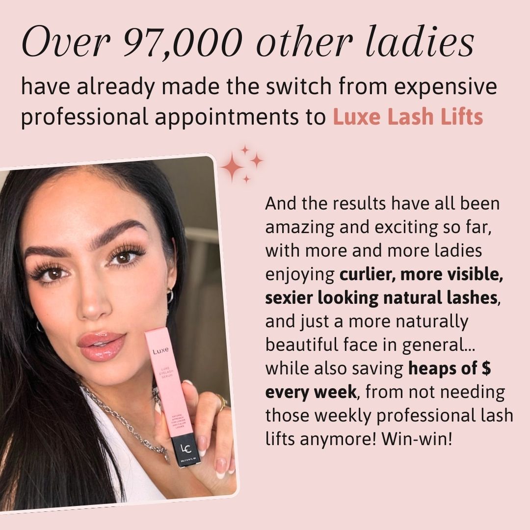 Luxe Lashlift Set by Luxe Cosmetics US featuring eyelash lifting tools and solutions for professional lash enhancement.