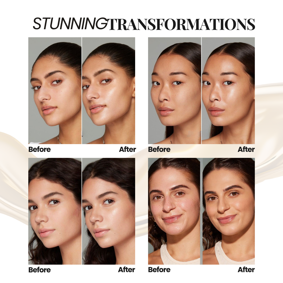 Luxe Cosmetics US Skin Perfecting Primer tube with applicator, smooth and lightweight texture for radiant, flawless skin.