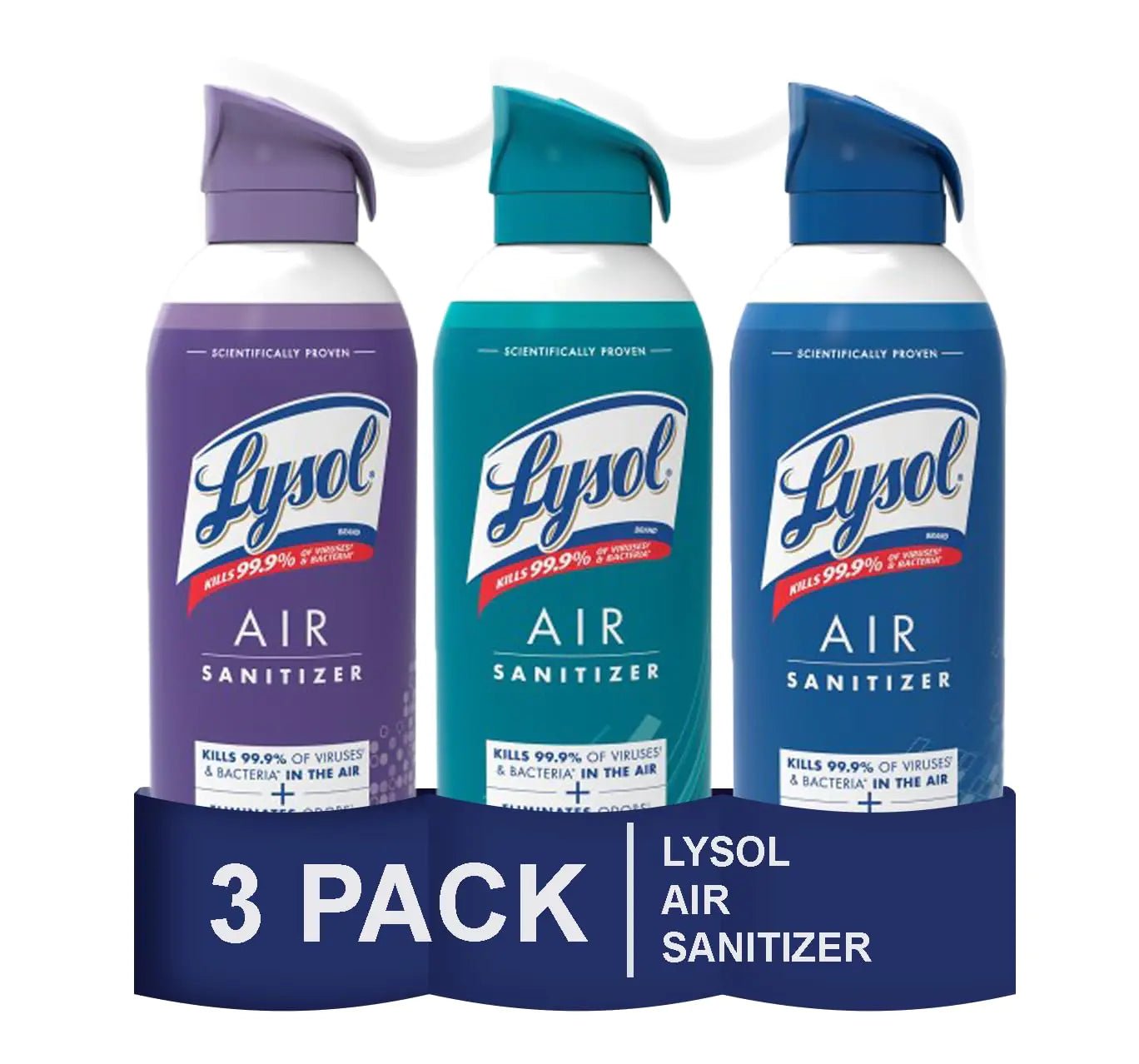 Lysol Air Sanitizer Spray For Air Sanitization and Odor Elimination White Linen Simple Fresh Light Breeze 10 Fl. Oz (Pack of 3) - BACKUPMYFILESNOW