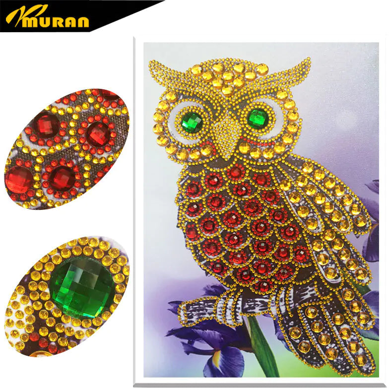 Unique Owl Diamond Painting Kit