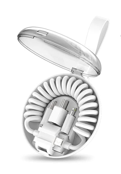 PD60W Fast Charging 6-in-1 Cable with Storage Box