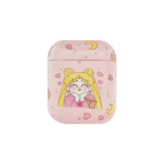 Creative Cute Girl AirPods Case for Wireless Headphones