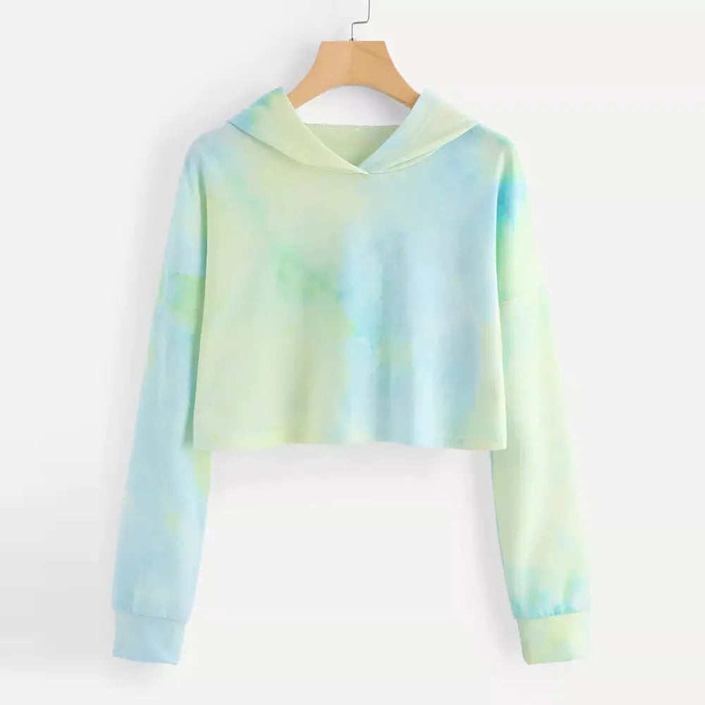 Women's 2020 Autumn Winter Tie-Dye Hooded Sweatshirt - Cozy & Chic in 4 Colors