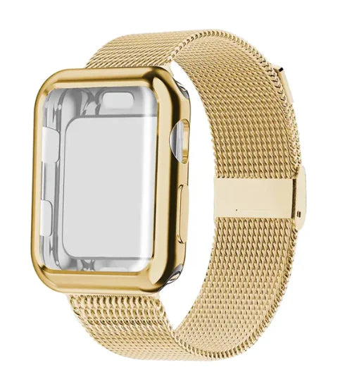 Metal Buckle Milanese Loop Band for Apple Watch