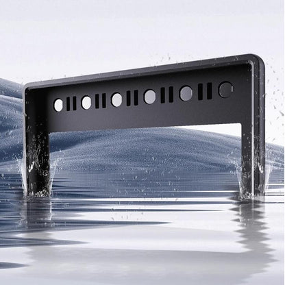 Magnetic silicone center screen frame for Tesla Model Y Juniper and Model 3 Highland, protects and enhances the vehicle's display area.