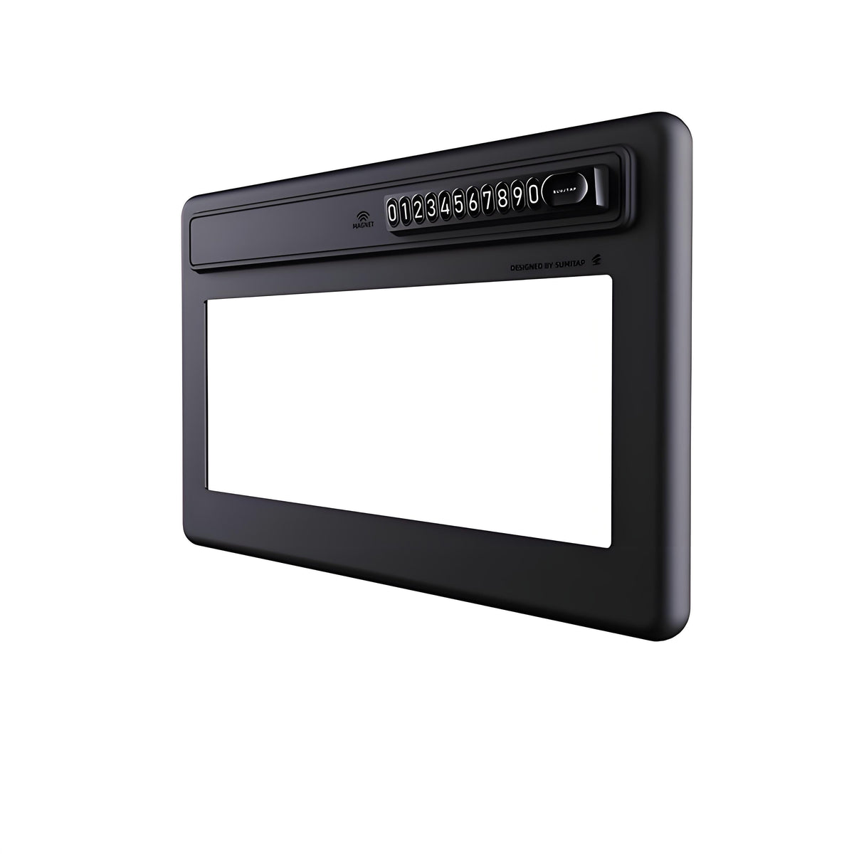 Magnetic silicone center screen frame for Tesla Model Y Juniper and Model 3 Highland, protects and enhances the display.