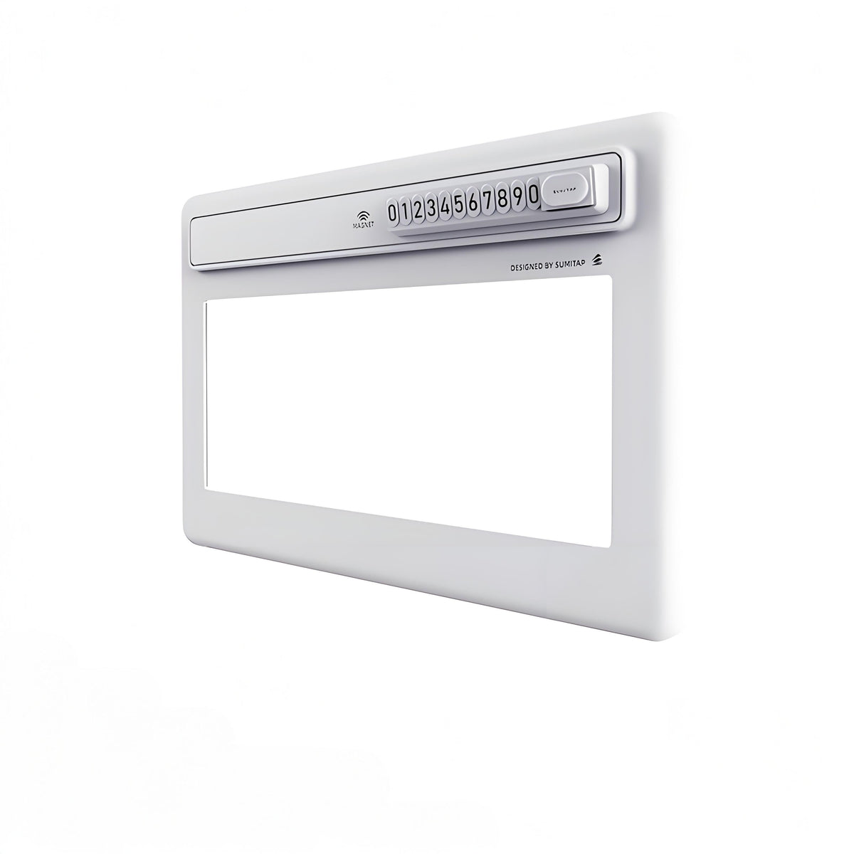 Magnetic silicone center screen frame for Tesla Model Y Juniper and Model 3 Highland, protective screen protector by Tesery.