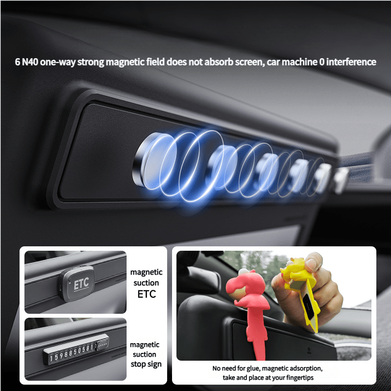 Magnetic silicone center screen frame for Tesla Model Y Juniper and Model 3 Highland, protective screen protector.