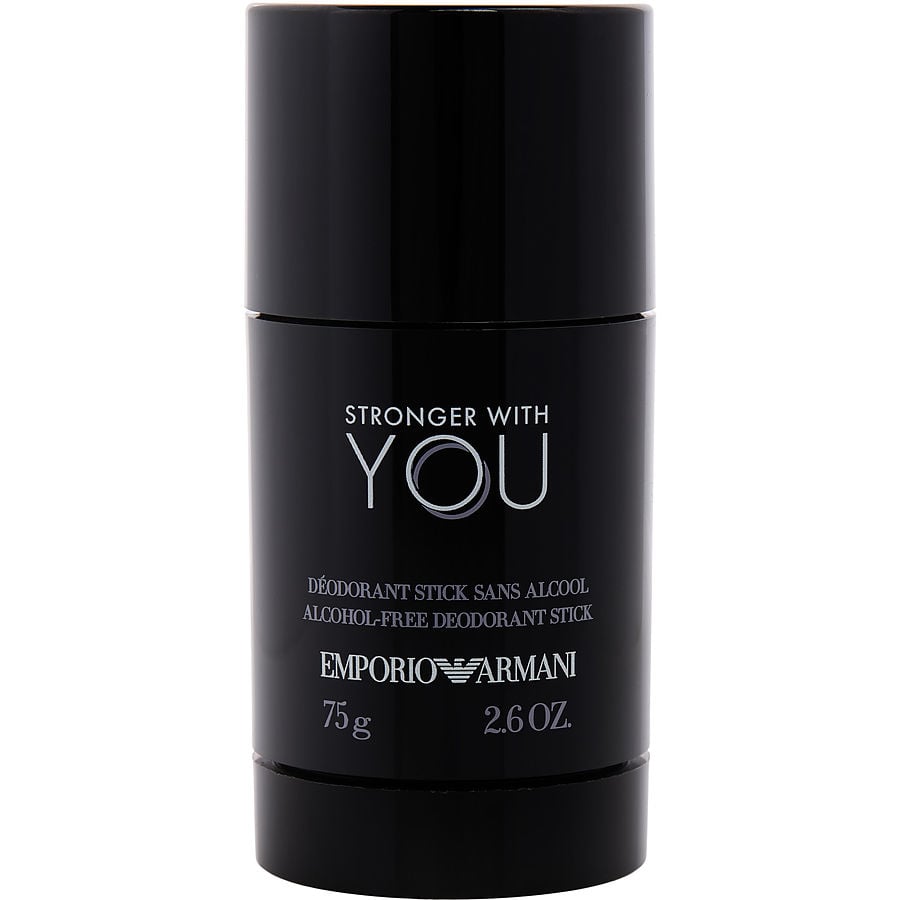 Emporio Armani Stronger With You deodorant stick by Giorgio Armani, 2.6 oz, for men's fragrance and personal care.