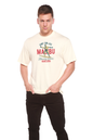 Men's Spun Bamboo graphic T-shirt made of bamboo viscose and organic cotton with short sleeves and vibrant print design.