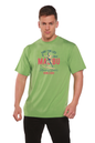 Men's Spun Bamboo graphic T-shirt made of bamboo viscose and organic cotton, short sleeve with a colorful printed design.