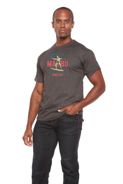 Spun Bamboo men's graphic T-shirt made from bamboo viscose and organic cotton with a casual short sleeve design and vibrant print.