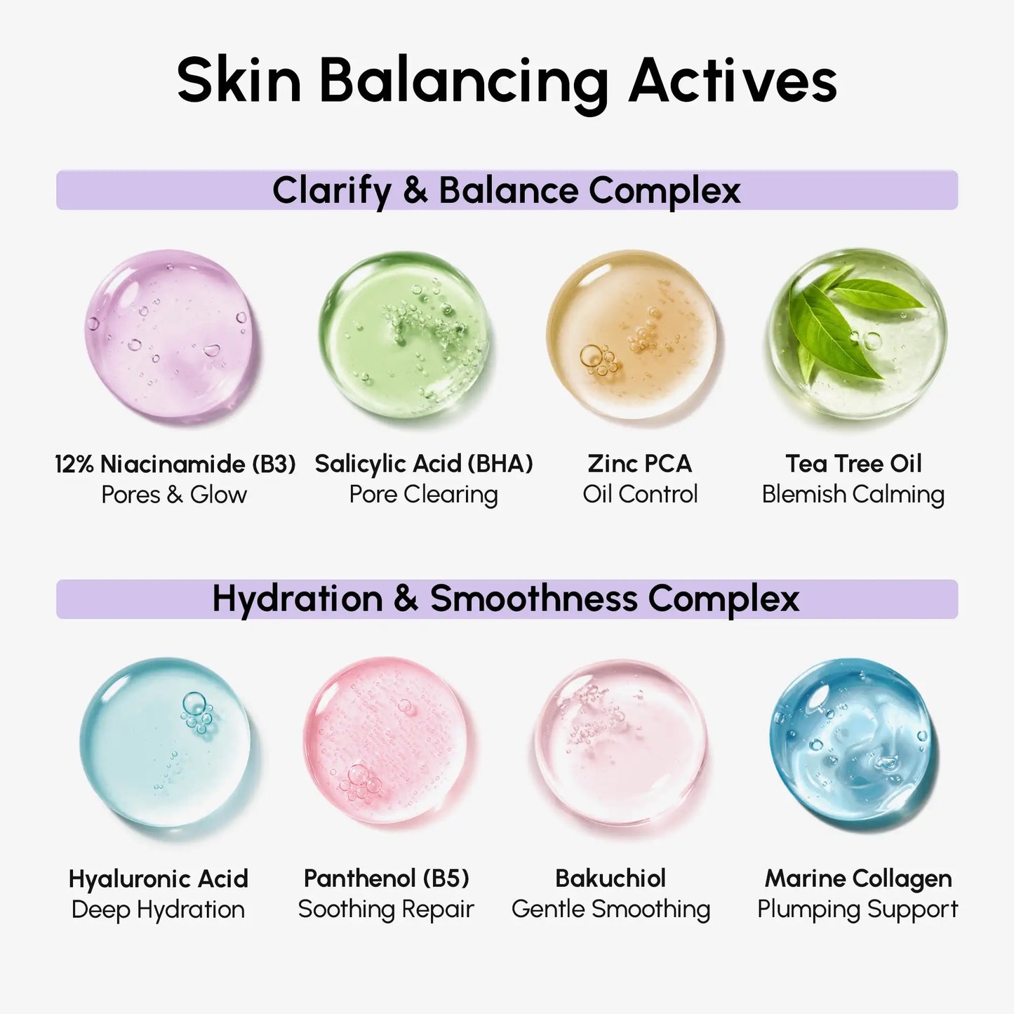 Maree 12% Niacinamide Smooth & Glow Pads for brightening and clear skin, arranged in a skincare routine setup.