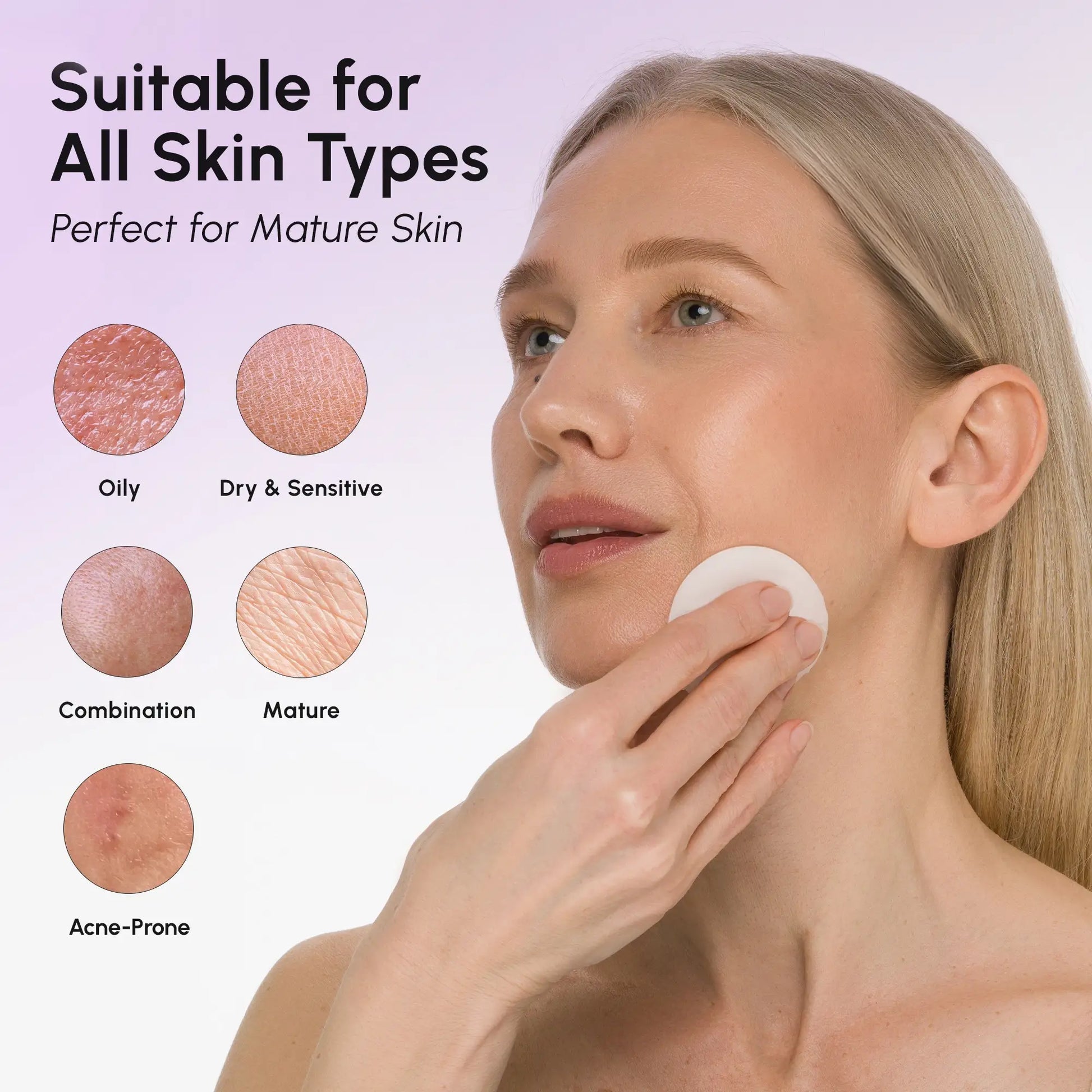 Maree Niacinamide Smooth & Glow Pads, 12% niacinamide exfoliating pads for brightening and skin smoothing.