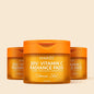 Maree Dark Spot Fading Vitamin C Pads in a jar, showing the brightening skincare product for evening skin tone and reducing dark spots.