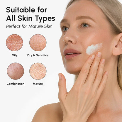 Maree Face Polishing Scrub and Exfoliator with natural ingredients, showing a jar of exfoliating scrub and a facial brush.