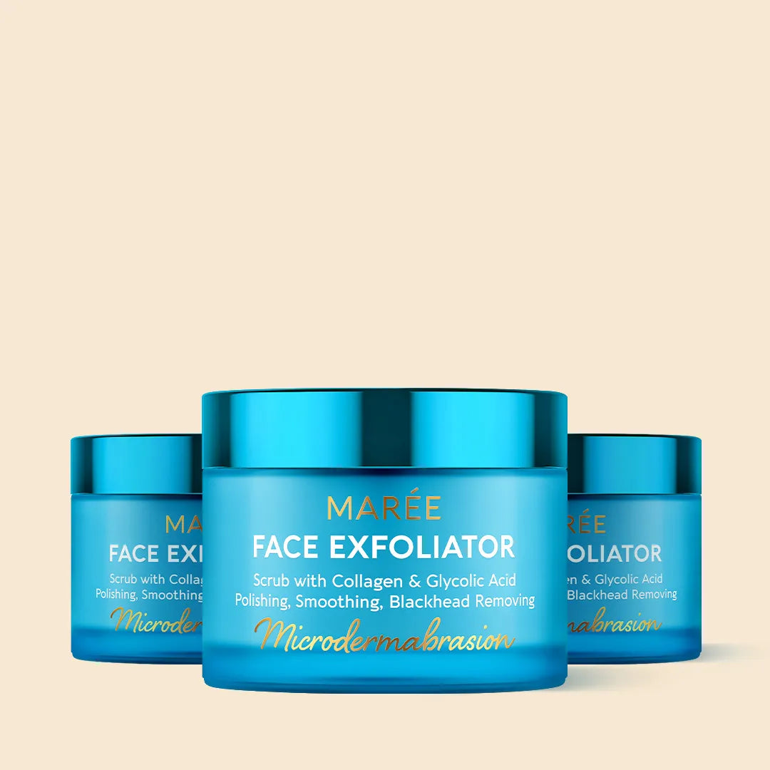 Maree face polishing scrub and exfoliator with a creamy texture and natural ingredients for smooth, refreshed skin.