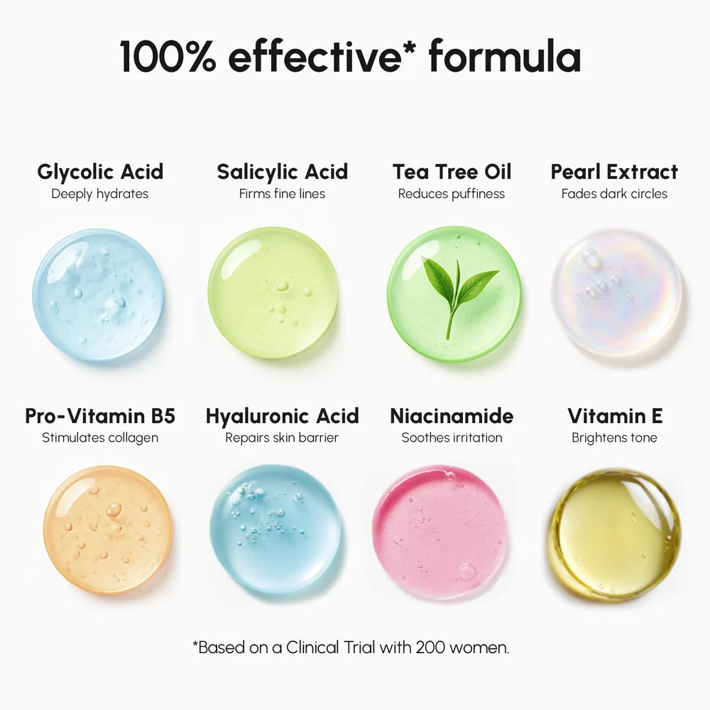 Maree Glycolic Acid Pads 200 pcs for exfoliating skincare, showing a box of pre-soaked facial pads on a clean surface.