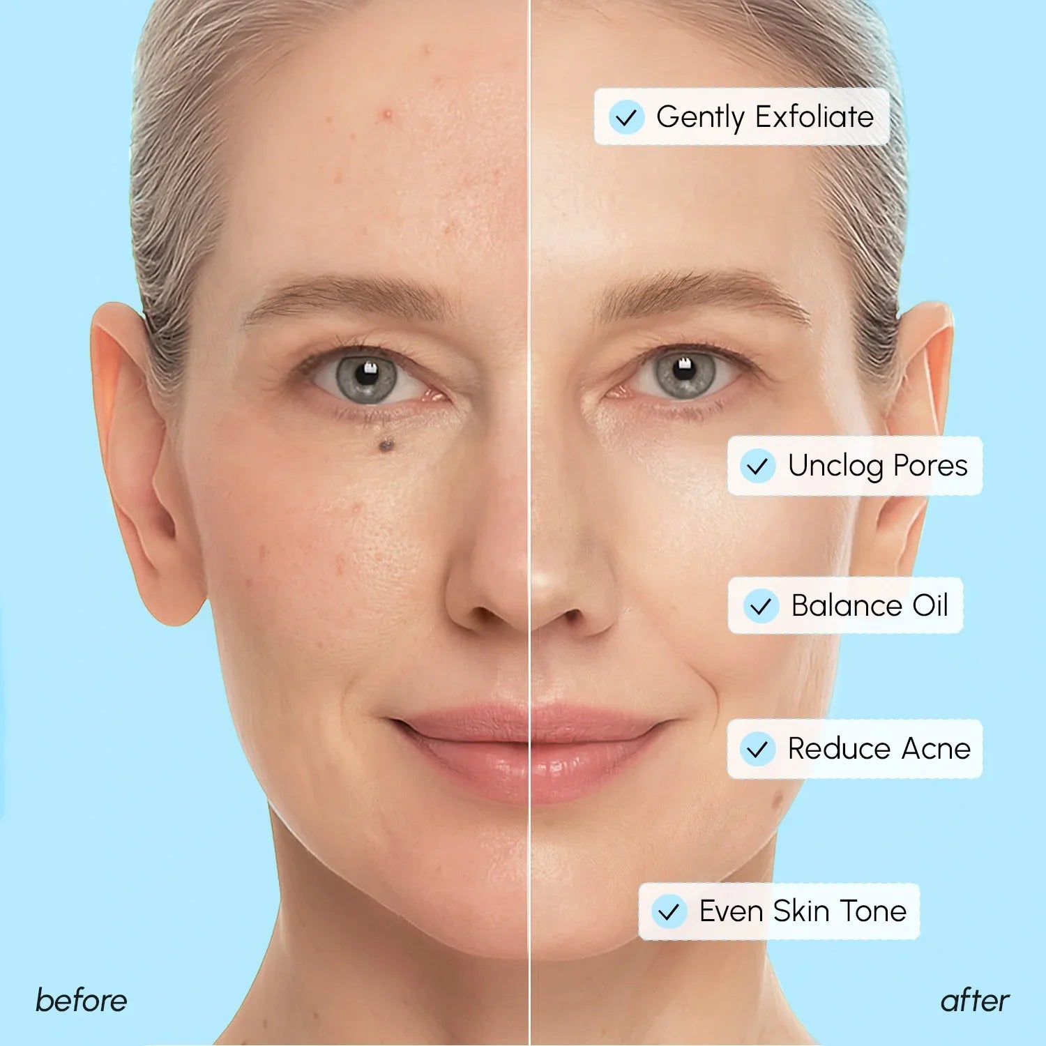 Maree Glycolic and Salicylic Acid Peel Pads for exfoliating and clear skin, shown in a close-up of the product packaging.