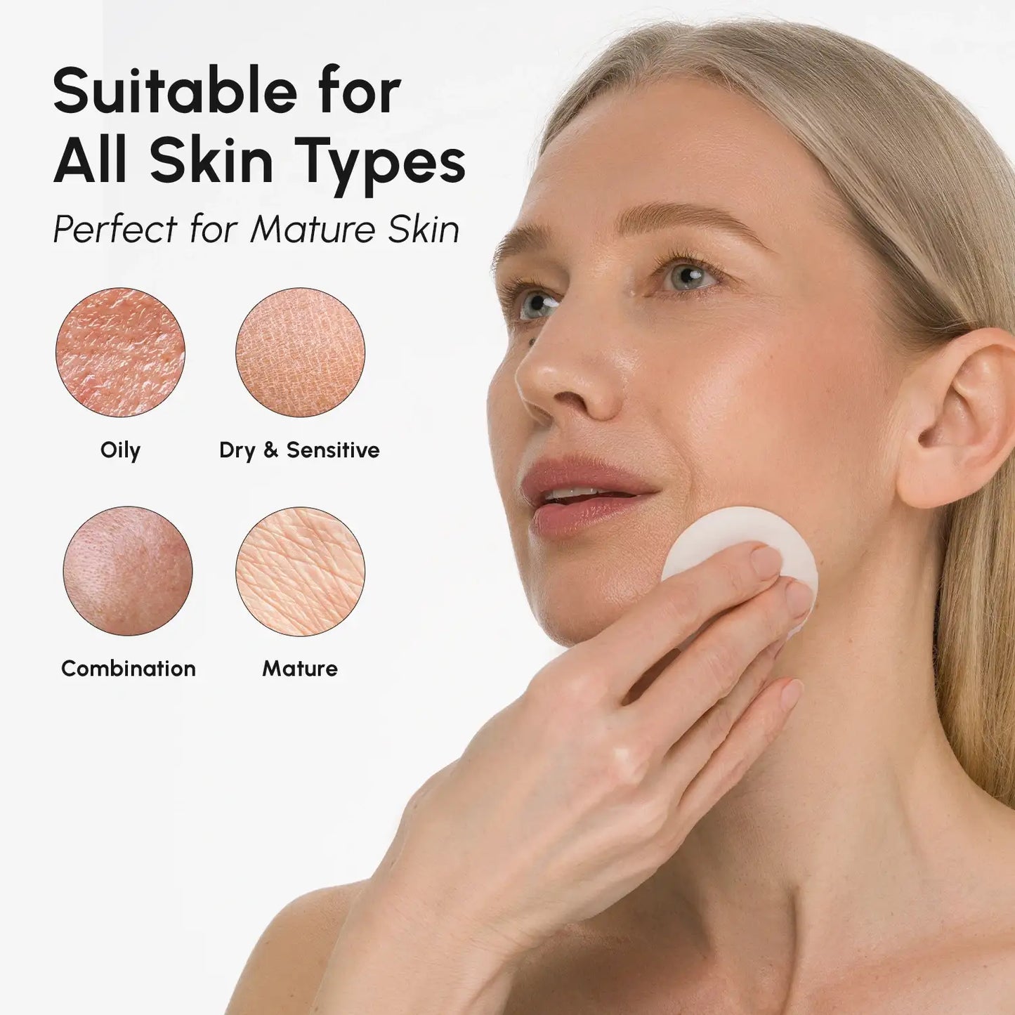 Maree Glycolic and Salicylic Acid Peel Pads for exfoliating and clarifying skin, shown in a close-up image of the product.