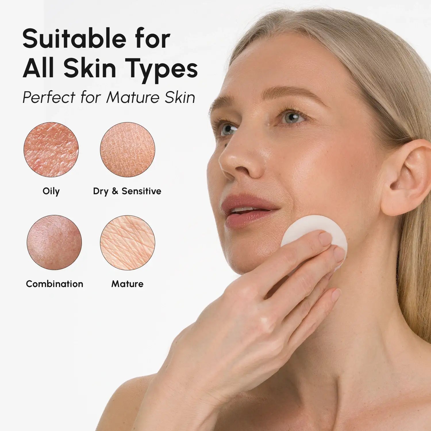 Maree Glycolic and Salicylic Acid Peel Pads for exfoliating and clarifying skin, shown in a close-up image of the product.
