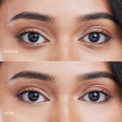 Pink eye patches for puffy eyes by Maree, showing a close-up of the soothing gel patches designed to reduce eye puffiness.