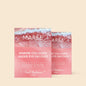 Pink eye patches for puffy eyes by Maree, showing soothing gel patches designed to reduce puffiness around the eyes.