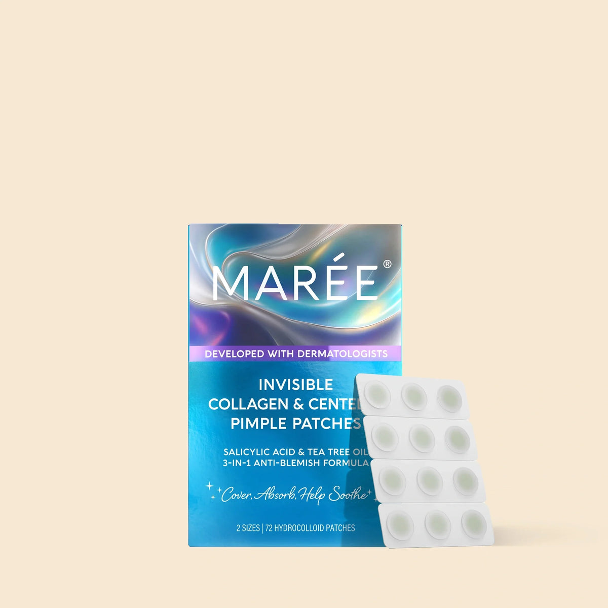 Set of Maree Invisible Pimple & Acne Patches from Build Your Bundle collection, designed to target blemishes discreetly.